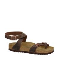 Birkenstock Yara leren sandalen bruin - thumbnail