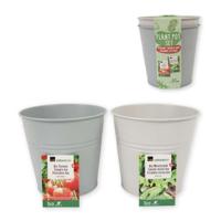 Kweekset Emmer Bio Tomaten En Sla 17Cm Metaal - thumbnail