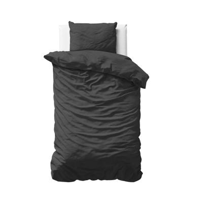 Primaviera Deluxe - Uni Satijn Dekbedovertrek Katoen-Satijn - Zwart - 140 x 200/220