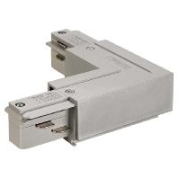 Eutrac 145684 230V-railsysteemcomponenten Hoekverbinder Overlangsverbinding Zilver - thumbnail