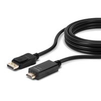 LINDY 36922 DisplayPort-kabel DisplayPort / HDMI Adapterkabel DisplayPort-stekker, HDMI-A-stekker 2.00 m Zwart - thumbnail