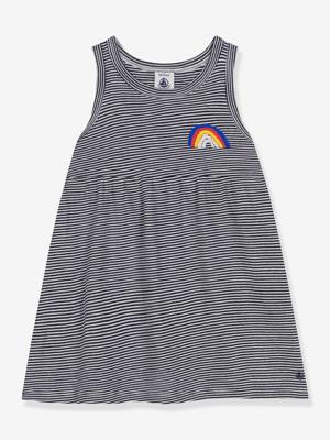 Mouwloze babyjurk PETIT BATEAU blauw