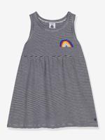 Mouwloze babyjurk PETIT BATEAU blauw - thumbnail