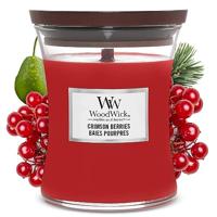 WoodWick crimson berries medium candle - thumbnail