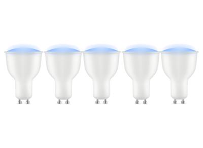 Etiger slimme Wifi LED lamp - GU10 - RGB - 5 stuks Etiger slimme Wifi LED lamp - GU10 - RGB - 5 stuks