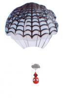 Kamparo kindervlieger Parachute Spider Man 45 cm rood - thumbnail
