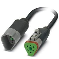 Phoenix Contact 1415004 Sensor/actuator connector, geassembleerd Aantal polen (sensoren): 3 Stekker, recht, Bus, recht 0.60 m 1 stuk(s) - thumbnail