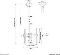 Neomounts NM-C440 TV beugel Zwart - thumbnail