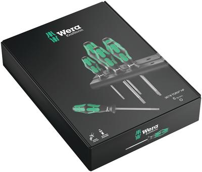 Wera 367/6 TORX® HF Schroevendraaierset Werkplaats 6-delig Binnen-Torx