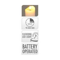 LED Kaarsen 3 Stuks Wit - thumbnail