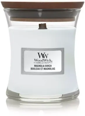 Woodwick Magnolia Birch Mini Hourglass Candle 0
