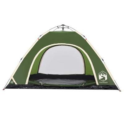 VidaXL Tent 5-persoons snelontgrendeling groen