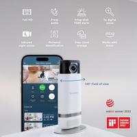 Bosch Smart Home Eyes binnencamera II, wifibeveiligingscamera voor binnen, compatibel met Amazon Alexa - thumbnail
