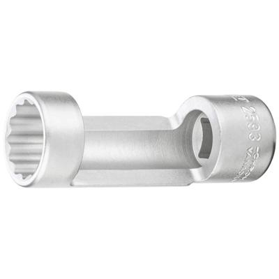 HAZET Schokdemperdopsleutel 2593-21 · 1/2 inch (12,5 mm) vierkant hol · Buitentwaalfkant profiel · SW 21 mm HAZET Schokdemperdopsleutel 2593-21 · 1/2 inch (12,5 mm) vierkant hol · Buitentwaalfkant profiel · SW 21 mm