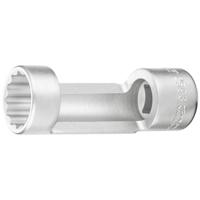 HAZET Schokdemperdopsleutel 2593-21 · 1/2 inch (12,5 mm) vierkant hol · Buitentwaalfkant profiel · SW 21 mm - thumbnail