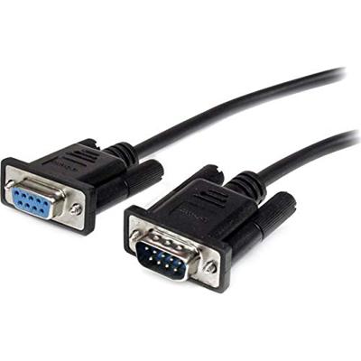 StarTech.com BLACK DB9 SERIAL CABLE M/F 3m Black Straight Through DB9, MXT1003MBK