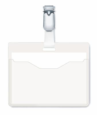 Durable 810619 Naamplaatje 8106 (b x h) 90 mm x 60 mm draaibare clip 25 stuk(s) - thumbnail