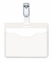Durable 810619 Naamplaatje 8106 (b x h) 90 mm x 60 mm draaibare clip 25 stuk(s) - thumbnail