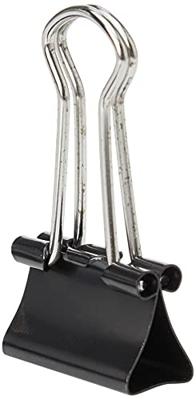 Q-CONNECT foldbackclip, zwart, 19 mm, doosje van 10 stuks