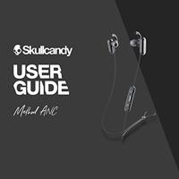 Skullcandy Methode Draadloze ruisonderdrukking, bluetooth-microfoon, 8 uur batterij, Secure FitFin gels, IPX4 zweet/waterbestendig, zwart/grijs - thumbnail