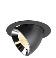 SLV InbouwspotNuminos Gimble XL zwart/chroom 3000K - 20gr - 1009884 - thumbnail
