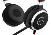 Jabra Evolve 40 MS Stereo Headset – Microsoft Certified Headphones for VoIP Softphone with Passive Noise Cancellation – USB-Cable with Controller – Black - thumbnail