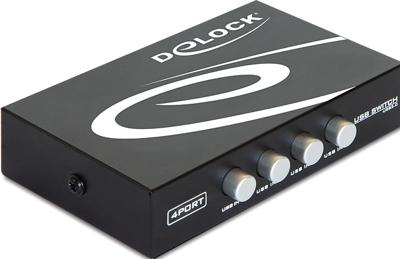 DeLOCK Switch USB 2.0 4 port manual usb-switch DeLOCK Switch USB 2.0 4 port manual usb-switch