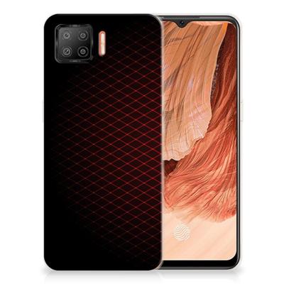 OPPO A73 4G | TPU bumper | Geruit Rood