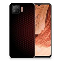 OPPO A73 4G | TPU bumper | Geruit Rood - thumbnail