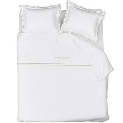 Rivièra Maison Riviera Maison Dekbedovertrek Salute - Zand 140x200/220 cm