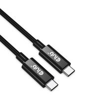 Club 3D usb4 gen3x2 type-c bi-directional kabel, 3 meter (zwart, 8k60hz of 4k120hz, data 40gbps, pd 240w(48v/5a) epr) - thumbnail