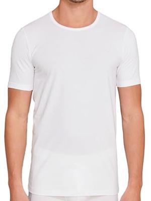 2-Pack heren T-Shirts - 95/5 - Biologisch katoen - Mannen ondershirt korte mouwen - Ronde hals