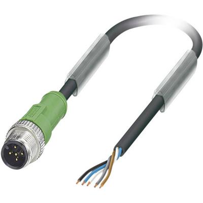 Phoenix Contact 1669783 Sensor/actuator connector, geassembleerd M12 Aantal polen (sensoren): 5 Stekker, recht 5.00 m 1 stuk(s) Phoenix Contact 1669783 Sensor/actuator connector, geassembleerd M12 Aantal polen (sensoren): 5 Stekker, recht 5.00 m 1 stuk(s)