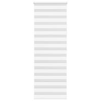 Zebra rolgordijn 80x200 cm stofbreedte 75,9 cm polyester wit - thumbnail