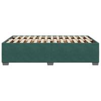 Bedframe zonder matras 120x200 cm fluweel donkergroen - thumbnail