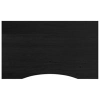 Werkbank 100x60x81,5 cm massief eikenhout donkerbruin - thumbnail