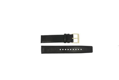 Horlogeband Marc by Marc Jacobs MBM1269 / MBM1218 / MBM3329 Leder Zwart 18mm Horlogeband Marc by Marc Jacobs MBM1269 / MBM1218 / MBM3329 Leder Zwart 18mm