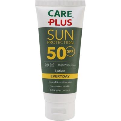 Care Plus Sun Protection Everyday Lotion SPF50+ Tube, 100ml Zon Protectie Wit 100ml