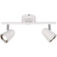 LED Plafondspot Mat Wit - 6W - Warm Wit Licht 3000K - 2-lichts - Rechthoekig - thumbnail