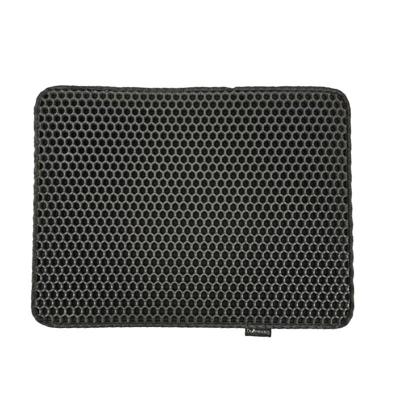 DIAMENTIQ Kattenmat zwart rechthoek - kattenbakmat - 40 x 50cm