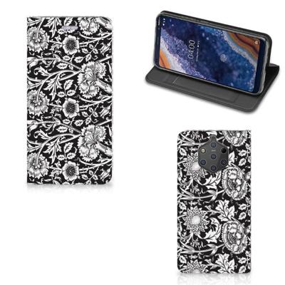 Nokia 9 PureView Smart Cover Black Flowers Nokia 9 PureView Smart Cover Black Flowers