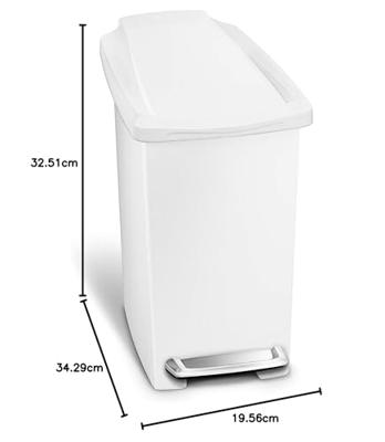 Simplehuman Afvalemmer Slim 10 liter Simplehuman Afvalemmer Slim 10 liter