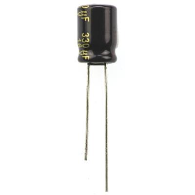 Panasonic Elektrolytische condensator Radiaal bedraad 3.5 mm 330 µF 16 V 20 % (Ø) 8 mm 1 stuk(s)