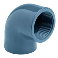 Effast Knie 90º Binnendraad 3 Inch - Weerbestendig & Hoge Drukbestendig DRUK PVC - thumbnail