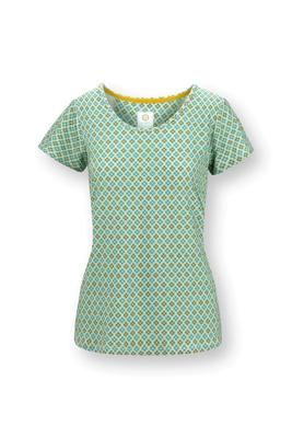 Pip Studio Tilly Top Korte Mouw Mojo Groen S