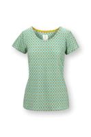 Pip Studio Tilly Top Korte Mouw Mojo Groen S - thumbnail