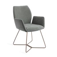 Jesper Home Misaki eetkamerstoel Breezy Blue beehive rose - thumbnail