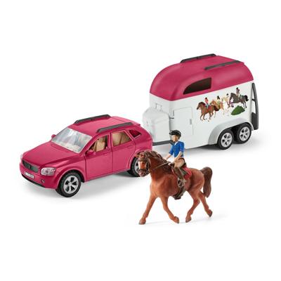SCHLEICH - Auto met aanhanger - 72223 - Horse Club-assortiment