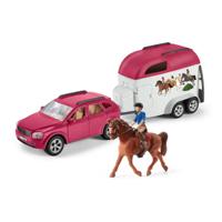 SCHLEICH - Auto met aanhanger - 72223 - Horse Club-assortiment - thumbnail