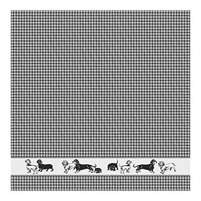 DDDDD DDDDD theedoek Saar zwart 60x65 (per stuk)